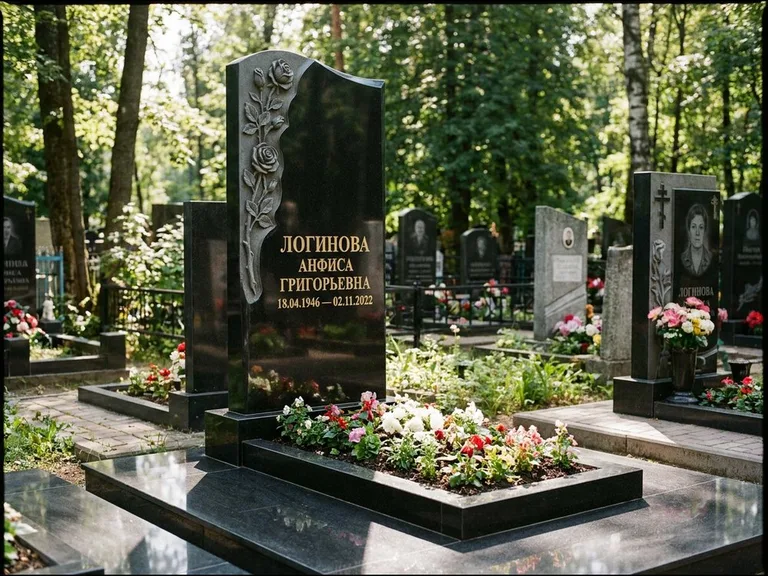 Памятник с барельефом — выполненная работа 10 в Новосибирске