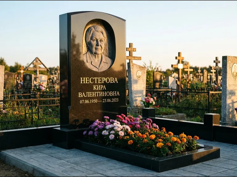 Памятник с барельефом — выполненная работа 12 в Новосибирске