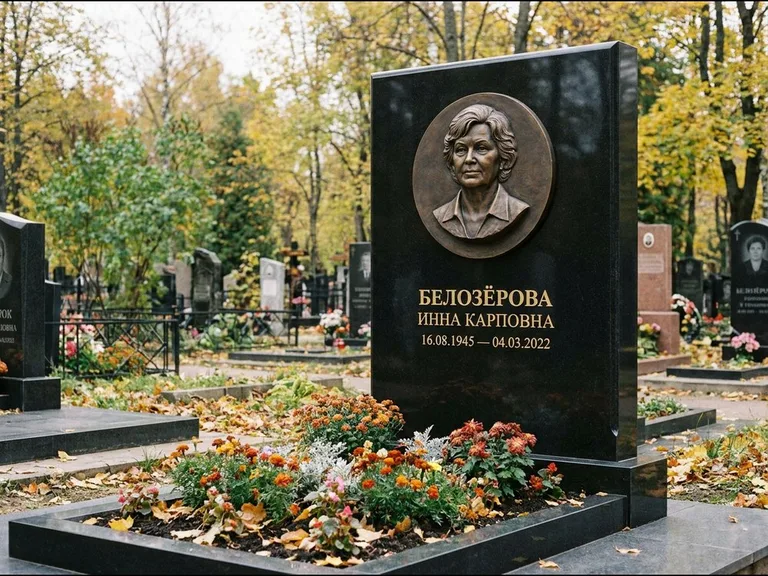 Памятник с барельефом — выполненная работа 14 в Новосибирске