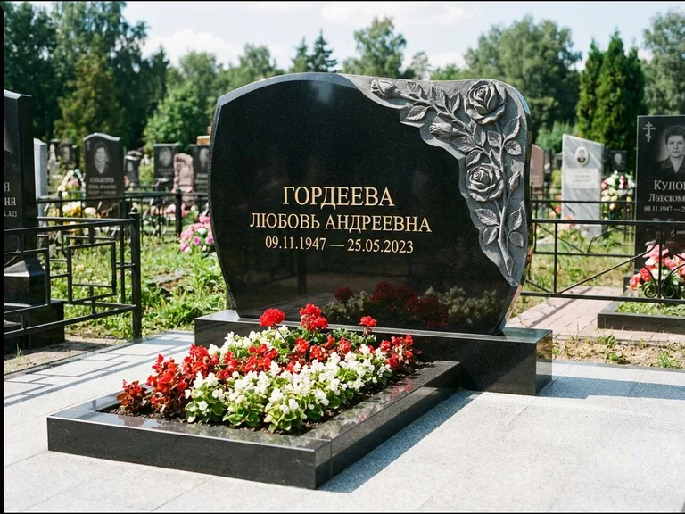 Памятник с барельефом — выполненная работа 16 в Новосибирске
