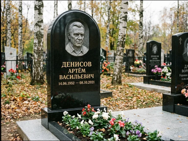 Памятник с барельефом — выполненная работа 17 в Новосибирске