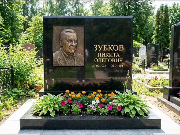 Памятник с барельефом — выполненная работа 19 в Новосибирске