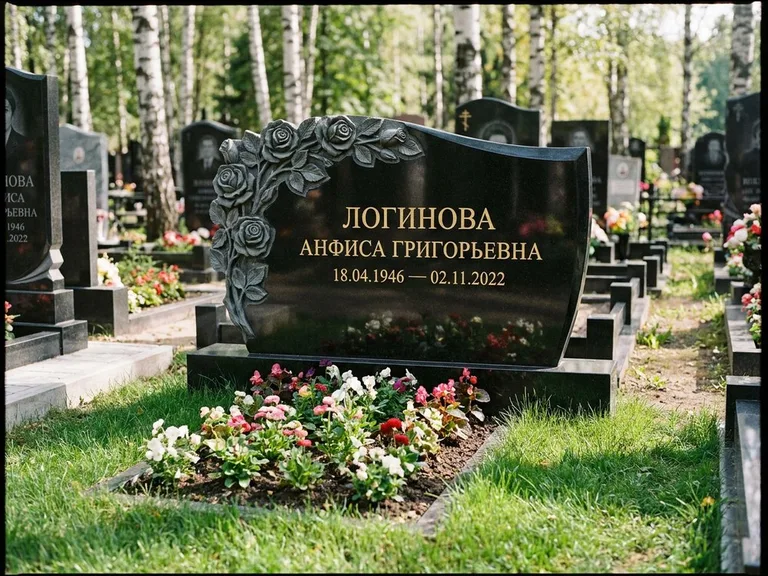 Памятник с барельефом — выполненная работа 22 в Новосибирске