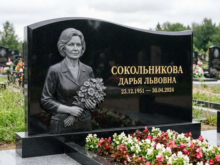 Памятник с барельефом — выполненная работа 28 в Новосибирске