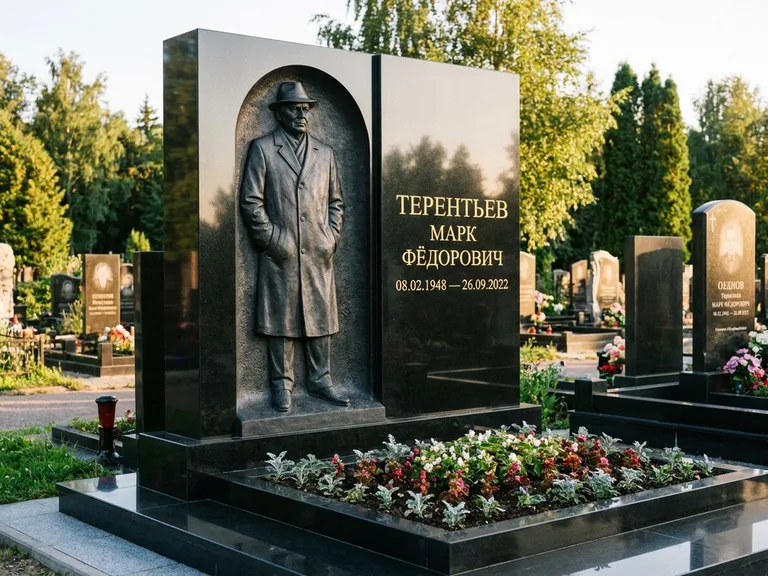 Памятник с барельефом — выполненная работа 29 в Новосибирске