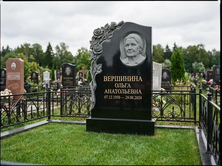 Памятник с барельефом — выполненная работа 39 в Новосибирске