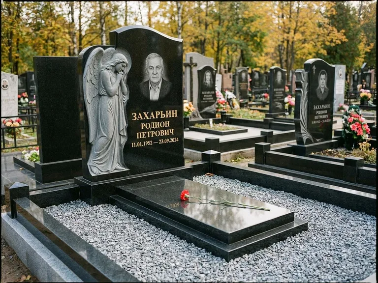 Памятник с барельефом — выполненная работа 44 в Новосибирске