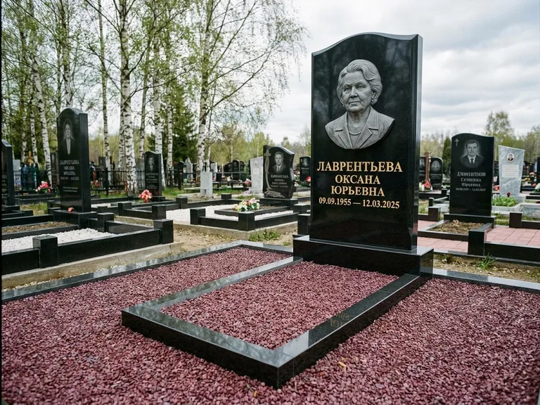 Памятник с барельефом — выполненная работа 47 в Новосибирске