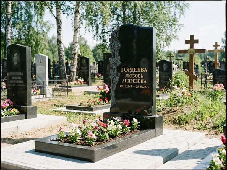 Памятник с барельефом — выполненная работа 4 в Новосибирске