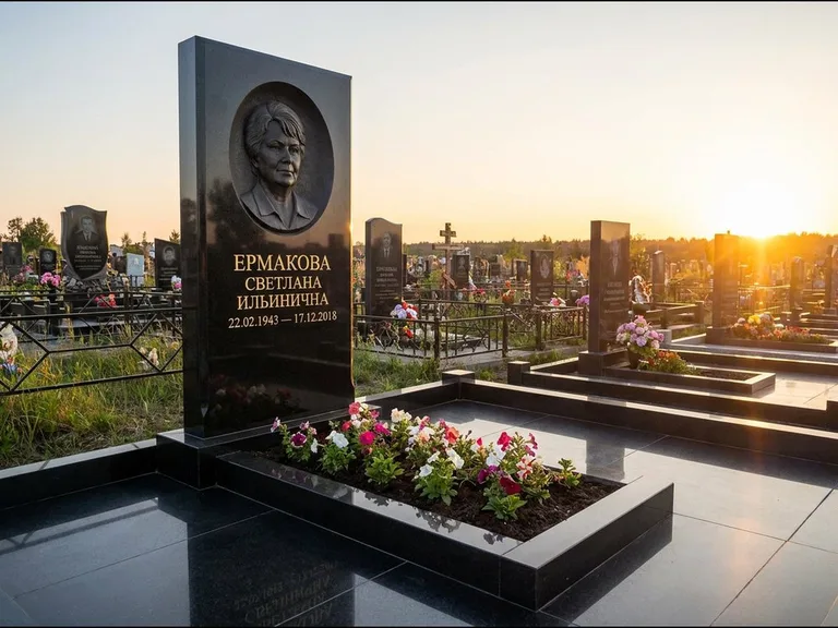 Памятник с барельефом — выполненная работа 6 в Новосибирске