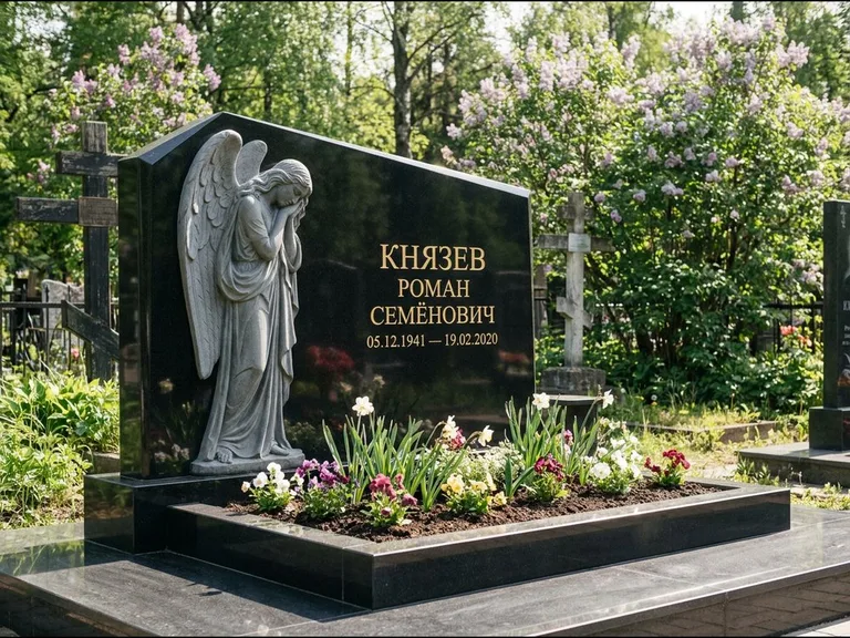 Памятник с барельефом — выполненная работа 9 в Новосибирске