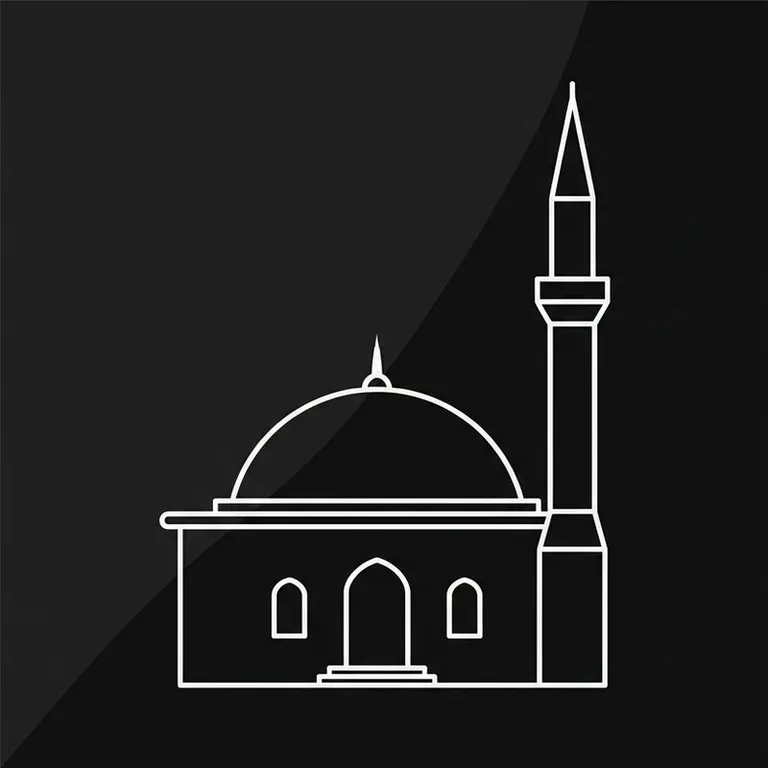 Эскиз: Одноминаретная — скромный силуэт сельской мечети в Новосибирске