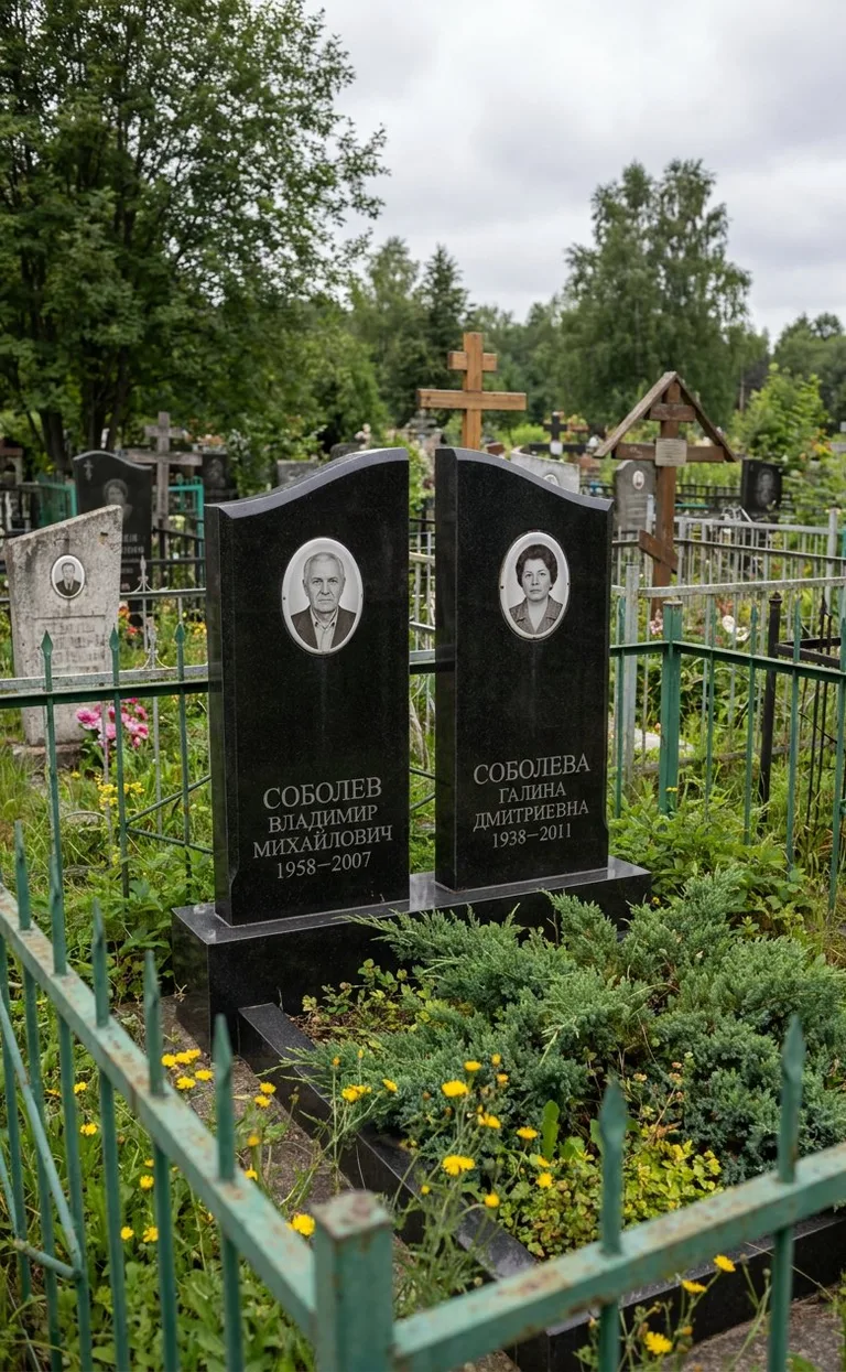 Аллея на Архангельском кладбище в Казани