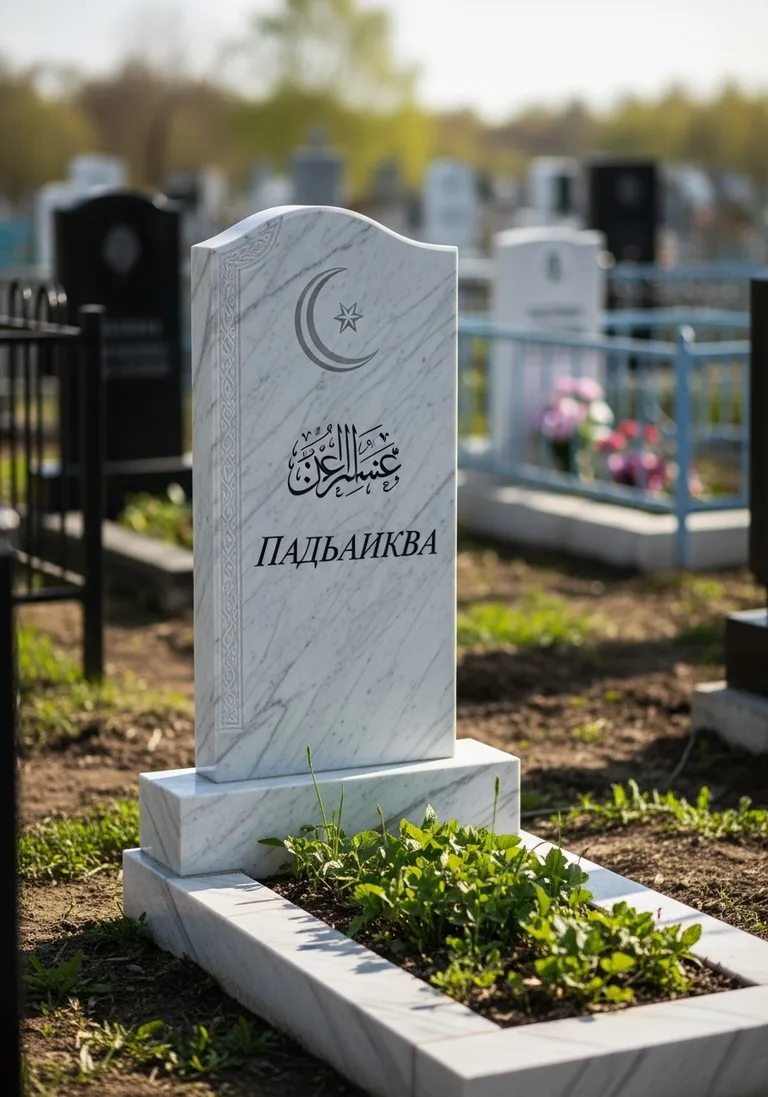 Мраморный памятник — пример