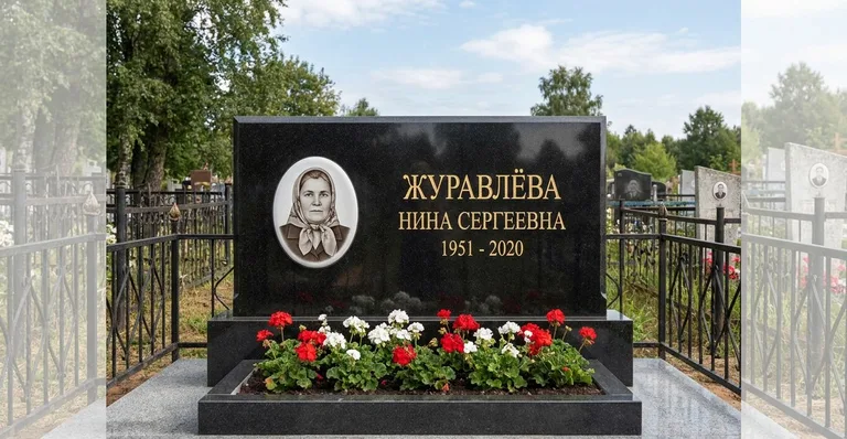Мраморный памятник, Примеры гранитных и мраморных памятников работы мастерской «Мастер Каменев»