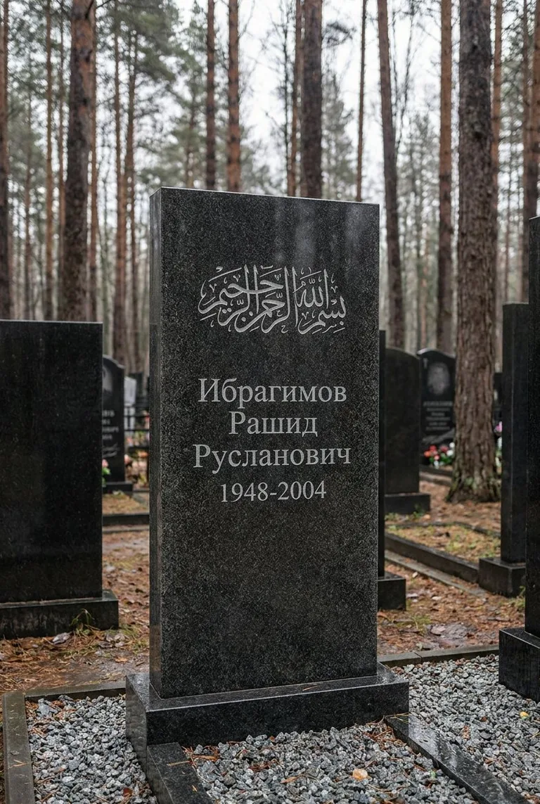 Аллея на Мусульманском кладбище в Уфе