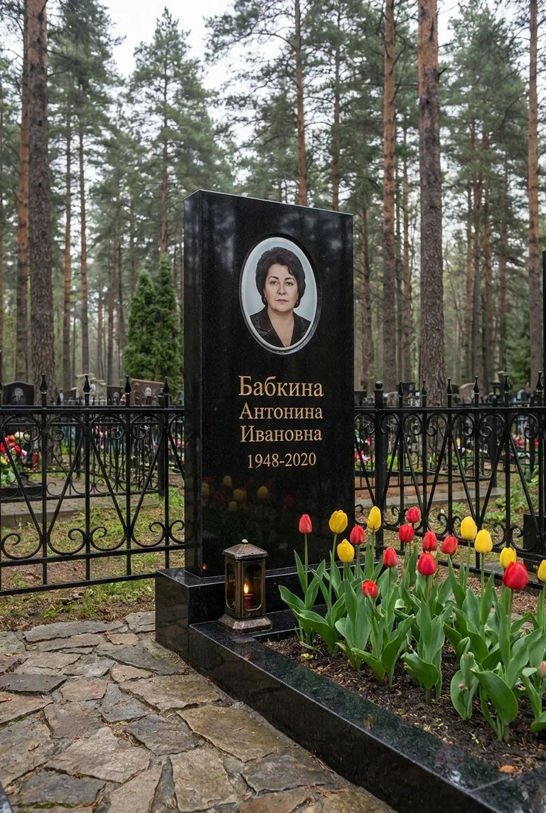 Аллея на Всехсвятском кладбище в Туле