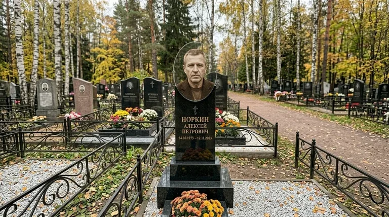 Портрет на стекле на вертикальной стеле в Новосибирске
