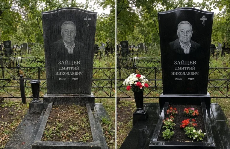 Уборка комплекса со скамьёй и плиткой до и после в Новосибирске