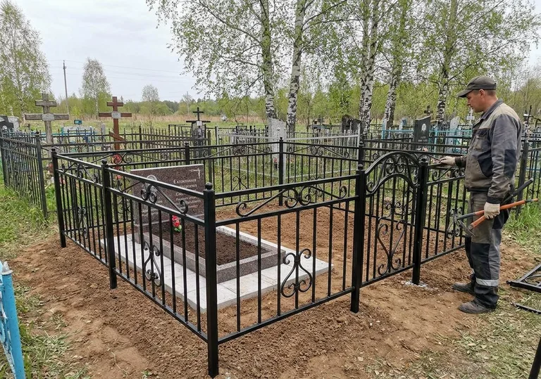 Сдача установленной ограды и фотоотчёт