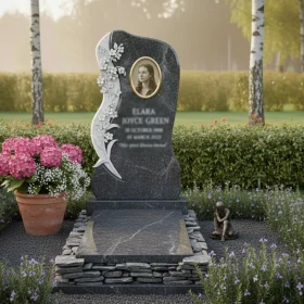 Гранитный памятник для одного в мемориальном комплексе - ПН138