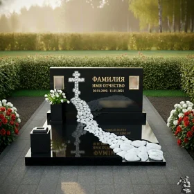 Горизонтальный памятник для двоих - ПН552