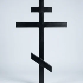 Крест на могилу металлический — КРМ002