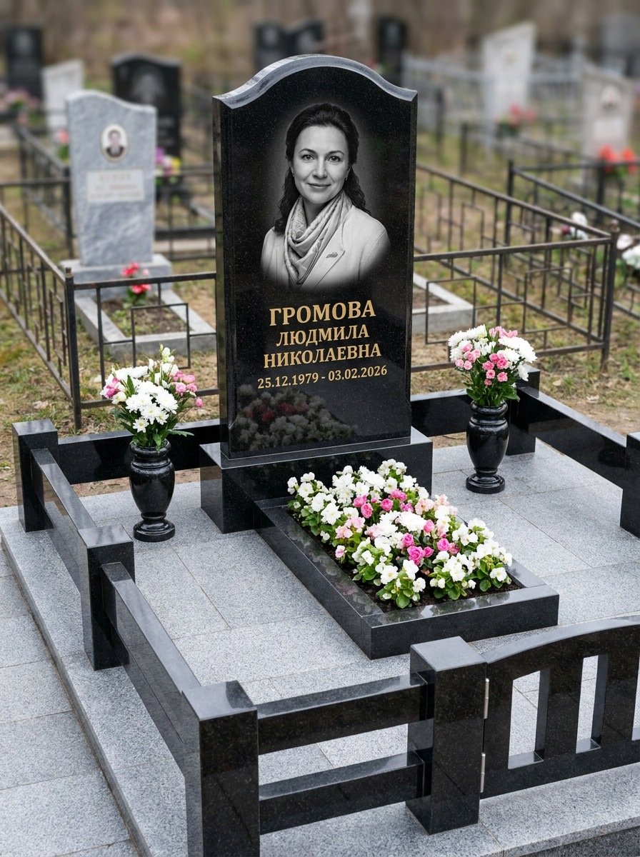 Портрет на памятнике в Новосибирске — Чёрно-белый портрет подготовили под станок — гравировка на стеле