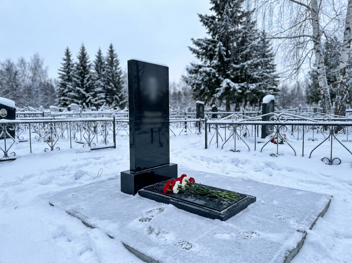 Уборка могилы в Новосибирске — пример 4